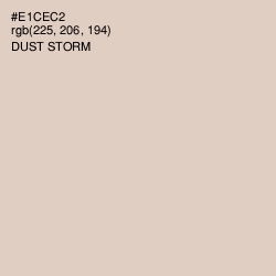#E1CEC2 - Dust Storm Color Image
